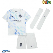 Inter Milan Henrikh Mkhitaryan #22 Bortedraktsett Barn 2025-26 Kortermet (+ Korte bukser)